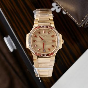 Đồng Hồ Patek Philippe Nautilus 7118-1300R Chế Tác Bọc Vàng Thật 35 (2)