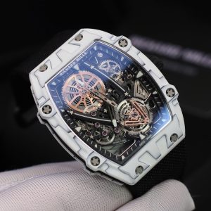 Đồng Hồ Richard Mille RM27-05 Rafael Nadal Carbon Màu Trắng Rep 11 Cao Cấp 37.25×47 (2)