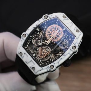 Đồng Hồ Richard Mille RM27-05 Rafael Nadal Carbon Màu Trắng Rep 11 Cao Cấp 37.25×47 (2)