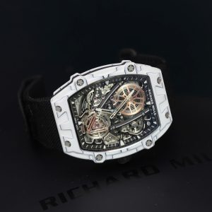 Đồng Hồ Richard Mille RM27-05 Rafael Nadal Carbon Màu Trắng Rep 11 Cao Cấp 37.25×47 (2)