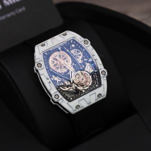 Đồng Hồ Richard Mille RM27-05 Rafael Nadal Carbon Màu Trắng Rep 11 Cao Cấp 37.25×47 (2)