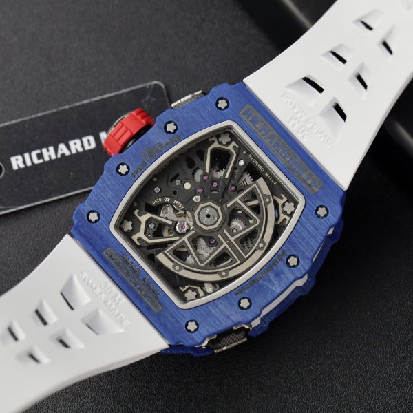 Đồng Hồ Richard Mille RM35-03 Super Fake 11 Dây Cao Su Trắng 43x49mm (2)