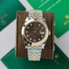 Đồng Hồ Rolex DateJust 126301 Replica 11 Mặt Chocolate Viền Trờn Nhà Máy Clean 41mm (2)