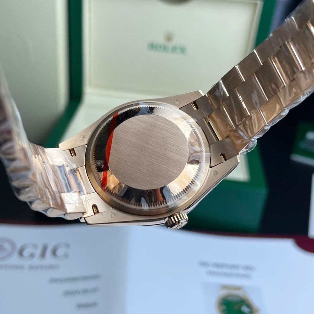 Đồng Hồ Rolex Day-Date 128235 Replica 11 Mặt Số Đá Aventurine Bọc Vàng Thật 36mm (2)