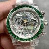 Đồng Hồ Rolex Daytona AET Remould Chế Tác Sapphire Đá Quý Tổng Hợp 40mm (8)