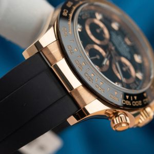 Đồng Hồ Rolex Daytona Chế Tác Vàng Nguyên Khối 18K Cọc Số Đính Kim Cương Tự Nhiên 40mm (2)