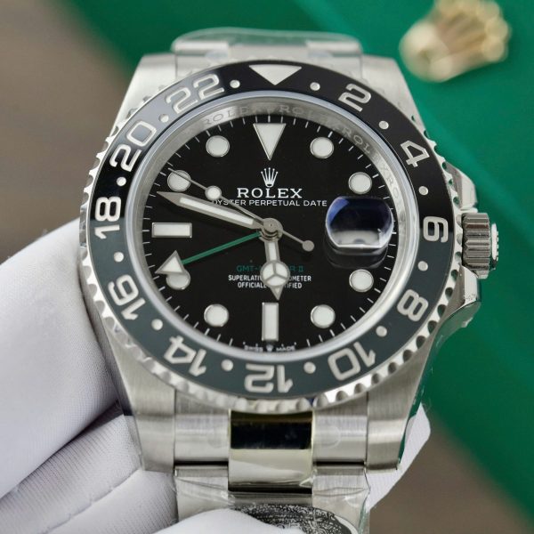 Đồng Hồ Rolex GMT-Master II 126710GRNR Replica 11 Dây Oyster Nhà Máy Clean 41mm (2)