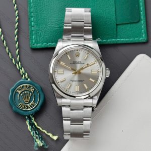 Đồng Hồ Rolex Oyster Perpetual 124300 Chế Tác Mặt Số Bạc Nhà Máy VS 41mm (2)