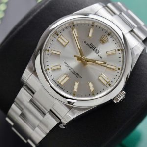 Đồng Hồ Rolex Oyster Perpetual 124300 Chế Tác Mặt Số Bạc Nhà Máy VS 41mm (2)