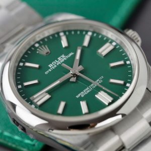 Đồng Hồ Rolex Oyster Perpetual 124300 Replica 11 Mặt Số Màu Xanh Lá VSF 41mm (2)