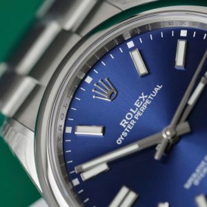 Đồng Hồ Rolex Oyster Perpetual 124300 Replica 11 Mặt Xanh Blue VS Factory 41mm (2)