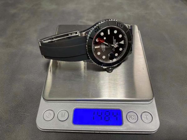 Đồng Hồ Rolex Yacht Master 226658 Rep 11 Tinh Chỉnh Trọng Lượng 148gram Mặt Đen VS Factory 40mm (2)