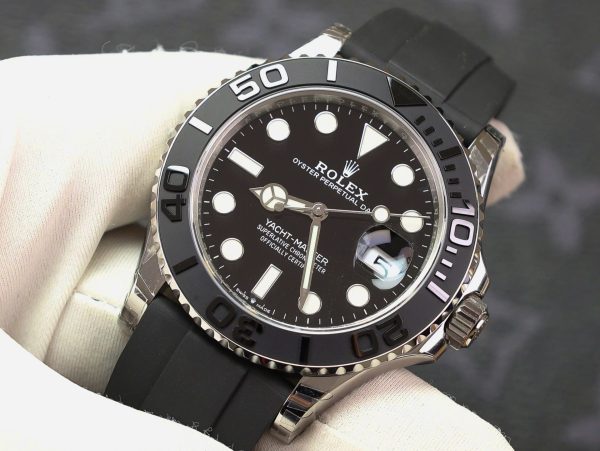 Đồng Hồ Rolex Yacht Master 226658 Rep 11 Tinh Chỉnh Trọng Lượng 148gram Mặt Đen VS Factory 40mm (2)