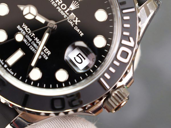 Đồng Hồ Rolex Yacht Master 226658 Rep 11 Tinh Chỉnh Trọng Lượng 148gram Mặt Đen VS Factory 40mm (2)