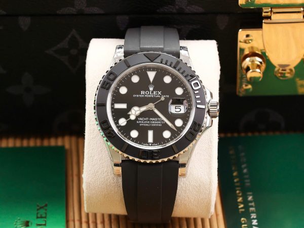 Đồng Hồ Rolex Yacht Master 226658 Rep 11 Tinh Chỉnh Trọng Lượng 148gram Mặt Đen VS Factory 40mm (2)