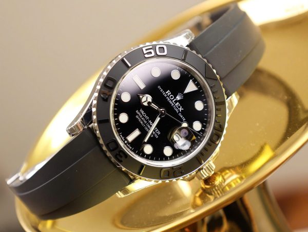 Đồng Hồ Rolex Yacht Master 226658 Rep 11 Tinh Chỉnh Trọng Lượng 148gram Mặt Đen VS Factory 40mm (2)