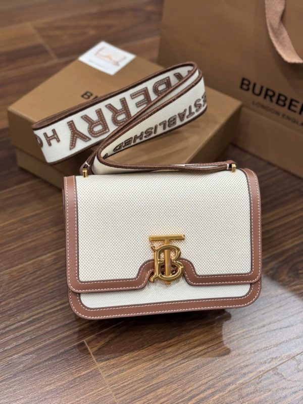 Túi Đeo Chéo Nữ Burberry Cream Siêu Cấp 17x12cm (2)