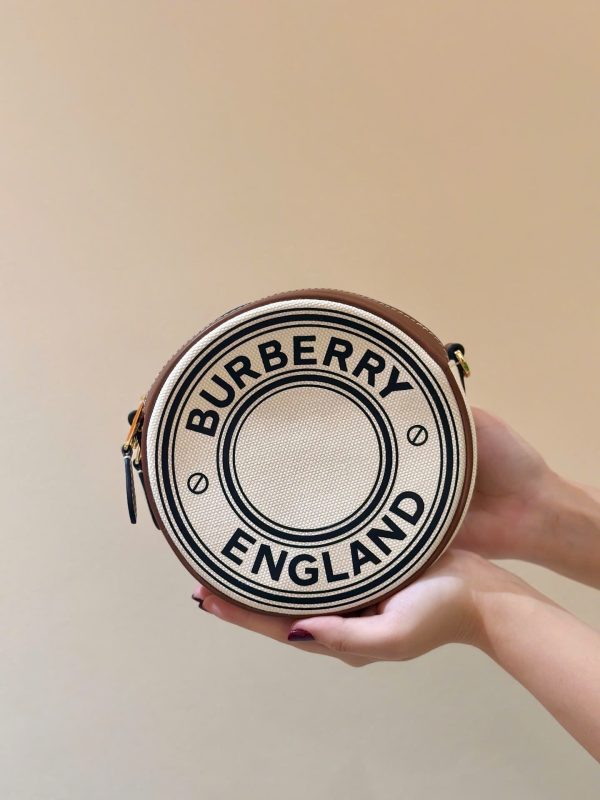 Túi Xách Burberry Louise Mini Siêu Cấp Màu Trắng Kem 17cm (2)