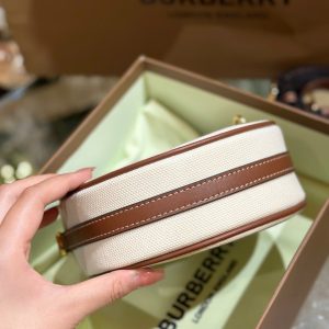 Túi Xách Burberry Louise Mini Siêu Cấp Màu Trắng Kem 17cm (2)