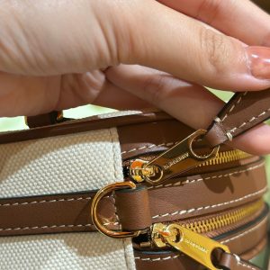 Túi Xách Burberry Louise Mini Siêu Cấp Màu Trắng Kem 17cm (2)