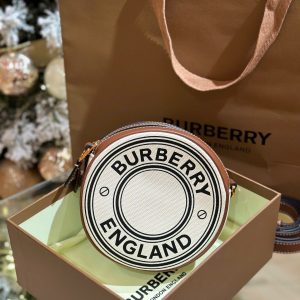 Túi Xách Burberry Louise Mini Siêu Cấp Màu Trắng Kem 17cm (2)