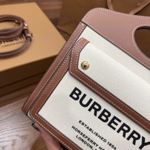 Túi Xách Nữ Burberry Pocket Mini Siêu Cấp 23x6x26 (2)