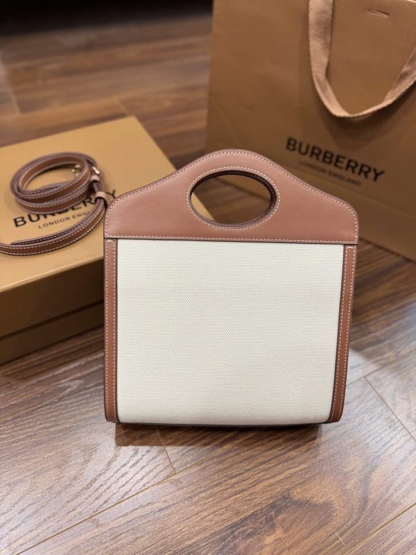 Túi Xách Nữ Burberry Pocket Mini Siêu Cấp 23x6x26 (2)