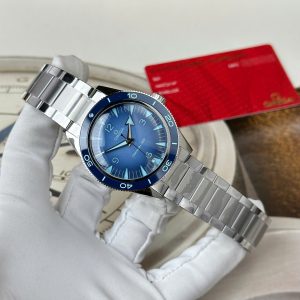 Đồng Hồ Omega Seamaster 300 Co-Axial Master Chronometer Summer Blue Rep 11 Cao Cấp VSF 41mm (2)