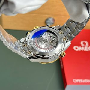 Đồng Hồ Omega Seamaster Diver 300M Chronograph Replica 11 Mặt Xanh Blue N1 Factory 44mm (2)