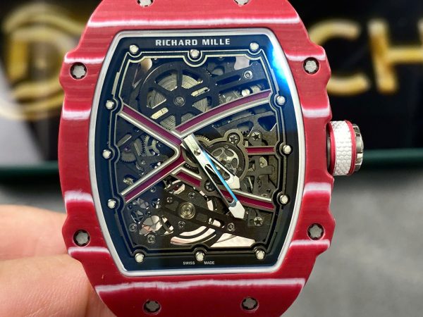 Đồng Hồ Richard Mille Chế Tác RM67-02 Vỏ Carbon Siêu Mỏng Siêu Nhẹ 37 Grams 38.7×47 (12)