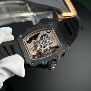 Đồng Hồ Richard Mille RM21-01 Tourbillon Aerodyne Replica 11 Dây Cao Su 43x51mm (2)