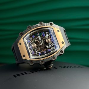 Đồng Hồ Richard Mille RM21-01 Tourbillon Aerodyne Replica 11 Dây Cao Su 43x51mm (2)