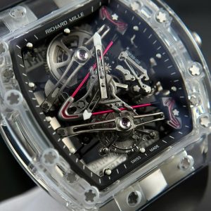 Đồng Hồ Richard Mille RM38-02 Bubba Watson Tourbillon Vỏ Sapphire Rep 11 Cao Cấp 44mm (2)