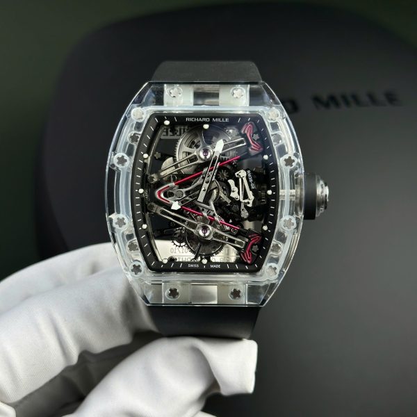 Đồng Hồ Richard Mille RM38-02 Bubba Watson Tourbillon Vỏ Sapphire Rep 11 Cao Cấp 44mm (2)