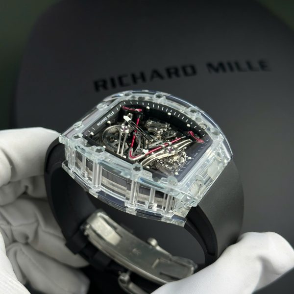 Đồng Hồ Richard Mille RM38-02 Bubba Watson Tourbillon Vỏ Sapphire Rep 11 Cao Cấp 44mm (2)