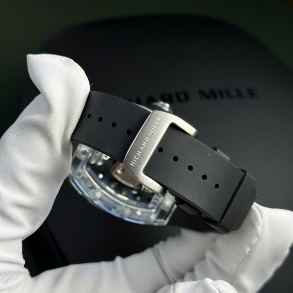 Đồng Hồ Richard Mille RM38-02 Bubba Watson Tourbillon Vỏ Sapphire Rep 11 Cao Cấp 44mm (2)