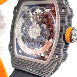 Đồng Hồ Richard Mille RM67-02 Carbon Tinh Chỉnh Trọng Lượng 37 Grams Siêu Nhẹ Màu Cam 38.7×47 (2)