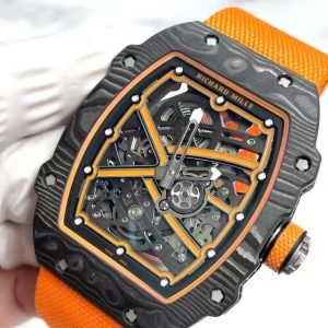 Đồng Hồ Richard Mille RM67-02 Carbon Tinh Chỉnh Trọng Lượng 37 Grams Siêu Nhẹ Màu Cam 38.7×47 (2)