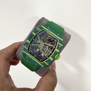 Đồng Hồ Richard Mille RM67-02 Carbon Xanh Tùy Chỉnh Siêu Mỏng Siêu Nhệ VVIP (4)