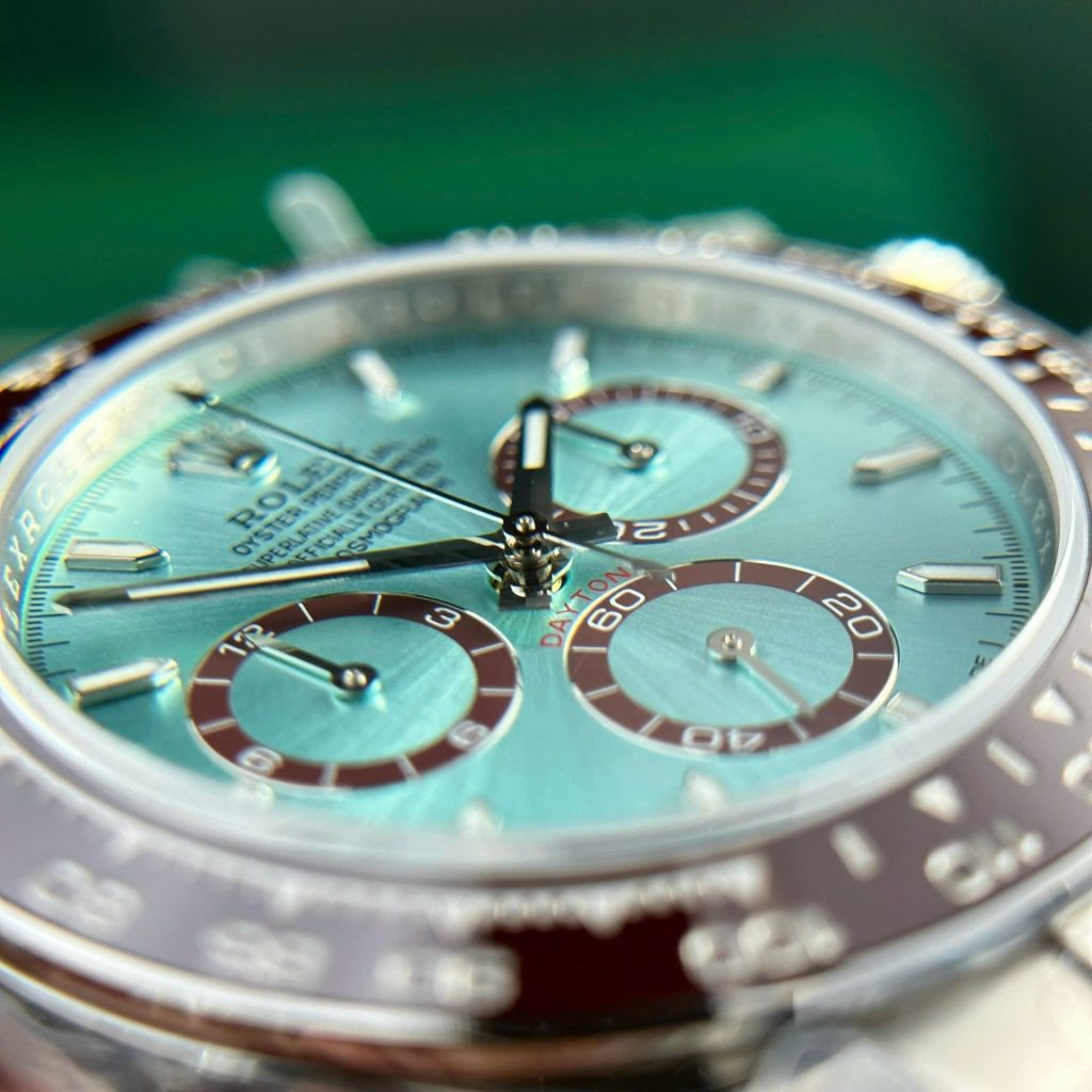 Đồng Hồ Rolex Cosmograph Daytona Ice Blue 126506 Replica 11 Cọc Số Dạ Quang 40mm (2)