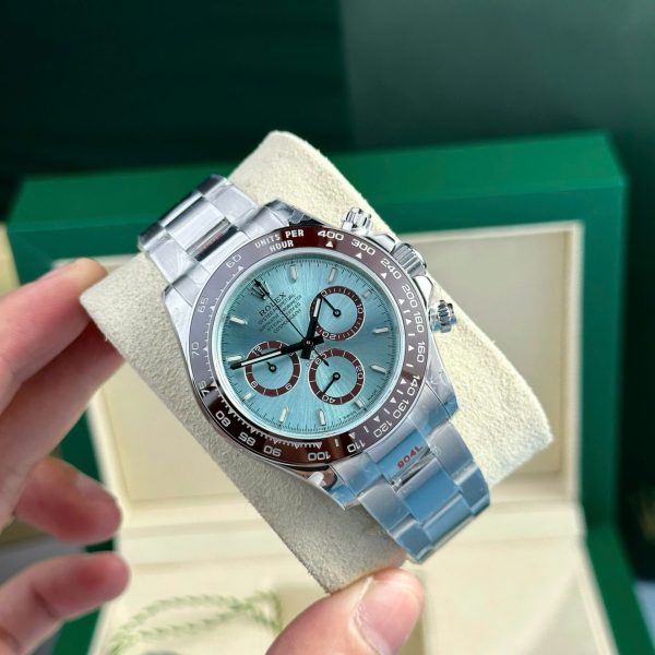 Đồng Hồ Rolex Cosmograph Daytona Ice Blue 126506 Replica 11 Cọc Số Dạ Quang 40mm (2)