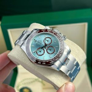 Đồng Hồ Rolex Cosmograph Daytona Ice Blue 126506 Replica 11 Cọc Số Dạ Quang 40mm (2)