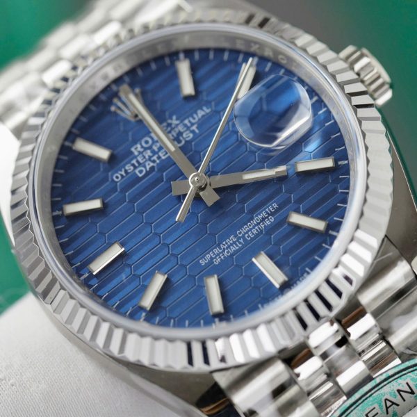 Đồng Hồ Rolex DateJust 126234 Replica 11 Mặt Nếp Gấp Nhà Máy Clean 36mm (2)