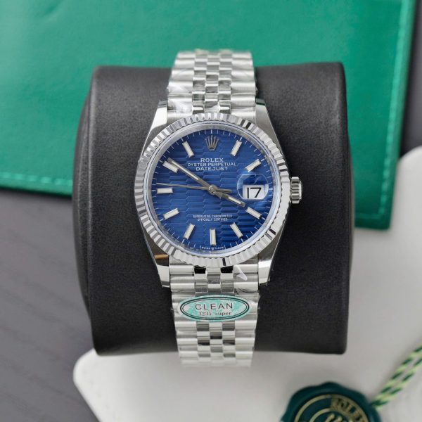 Đồng Hồ Rolex DateJust 126234 Replica 11 Mặt Nếp Gấp Nhà Máy Clean 36mm (2)