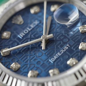 Đồng Hồ Rolex DateJust 126234 Replica 11 Mặt Vi Tinh Xanh Navy Nhà Máy Clean 36mm (2)