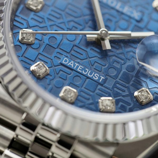 Đồng Hồ Rolex DateJust 126234 Replica 11 Mặt Vi Tinh Xanh Navy Nhà Máy Clean 36mm (2)