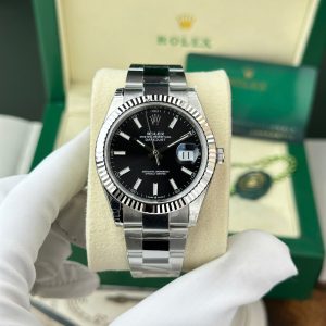 Đồng Hồ Rolex DateJust 126334 Replica 1 1 Mặt Đen Dây Oyster Nhà Máy VS 41mm (2)