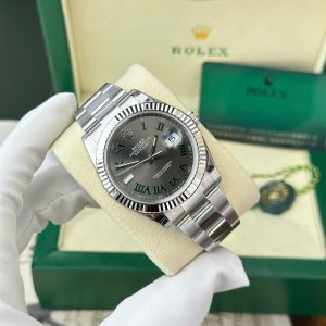 Đồng Hồ Rolex DateJust 126334 Replica 11 Mặt Số Wimbledon Dây Oyster Nhà Máy VS 41mm (2)