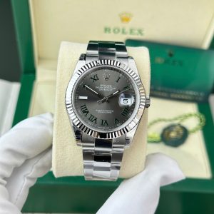 Đồng Hồ Rolex DateJust 126334 Replica 11 Mặt Số Wimbledon Dây Oyster Nhà Máy VS 41mm (2)