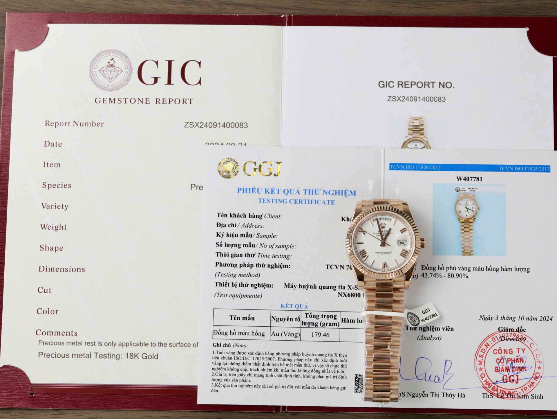 Đồng Hồ Rolex Day-Date Chế Tác Bọc Vàng Hồng Mặt Trắng Cọc Số La Mã 40mm (2)